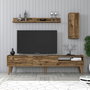 Hanah Home Valensiya Mueble de TV Nogal